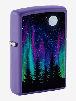Зажигалка бензиновая ZIPPO 48565 Northern Lights, Фиолетовый