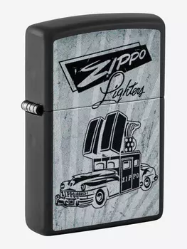 Зажигалка бензиновая ZIPPO 48572 Car, Черный