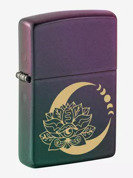 Зажигалка бензиновая ZIPPO 48587 Lotus Moon, Фиолетовый