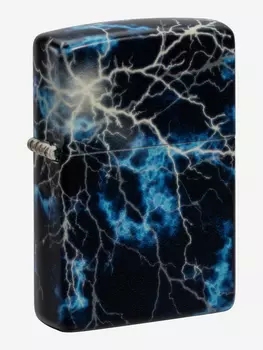 Зажигалка бензиновая ZIPPO 48610 Lightning, Черный