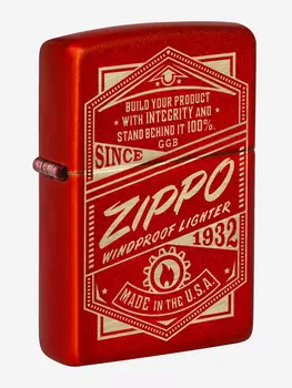Зажигалка бензиновая ZIPPO 48620 It Works, Красный