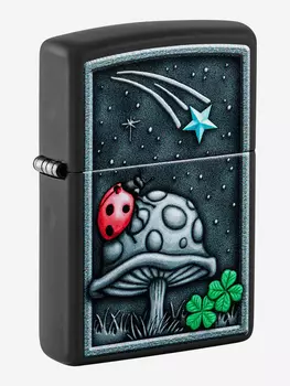 Зажигалка бензиновая ZIPPO 48724 Ladybug, Черный