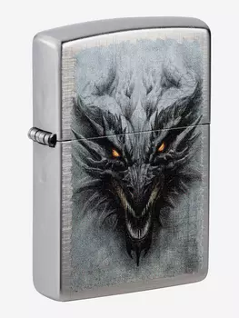 Зажигалка бензиновая ZIPPO 48732 Dragon, Серебряный