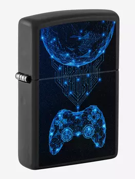 Зажигалка бензиновая ZIPPO 48912 Gaming, Черный
