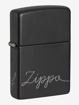 Зажигалка бензиновая ZIPPO 48979 Classic Design, Черный