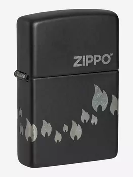 Зажигалка бензиновая ZIPPO 48980 Classic Design, Черный