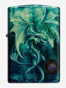 Зажигалка бензиновая ZIPPO 48986 Dragon Anne Stokes, Мультицвет