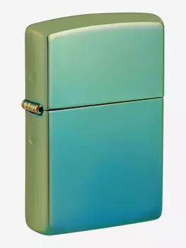 Зажигалка бензиновая ZIPPO 49191 Classic High Polish Teal, Зеленый