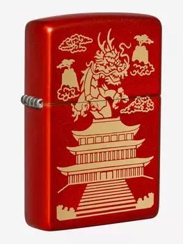 Зажигалка бензиновая ZIPPO 49517 Eastern, Красный