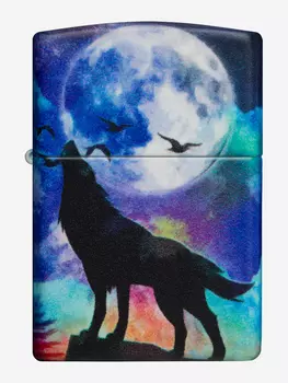 Зажигалка бензиновая ZIPPO 49683 Wolf, Мультицвет