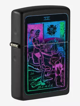 Зажигалка бензиновая ZIPPO 49698 Tarot Card, Черный