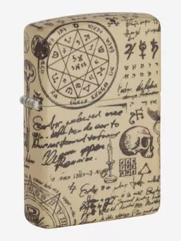 Зажигалка бензиновая ZIPPO 49803 Alchemy, Бежевый