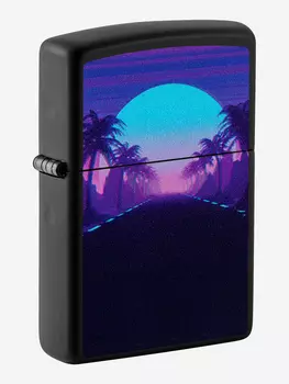 Зажигалка бензиновая ZIPPO 49809 Sunset, Черный