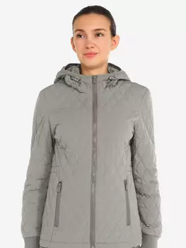 Женская куртка MAISON DAVID утиный пух ветровка, Серый