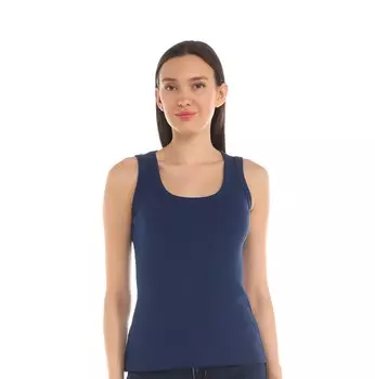 Женская майка топ CALZETTI (хлопок), Синий