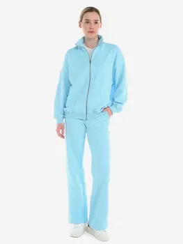 Женский костюм из футера CALZETTI (хлопок), Голубой