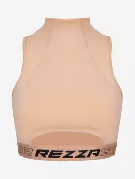 Женский спортивный топ с вырезом rezzaswr, Бежевый