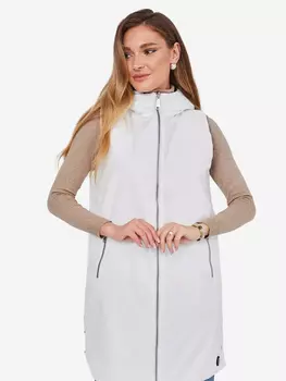 Жилет двухсторонний утепленный с капюшоном KATEN, Белый