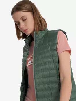 Жилет пуховый женский Jack Wolfskin Pilvi, Зеленый