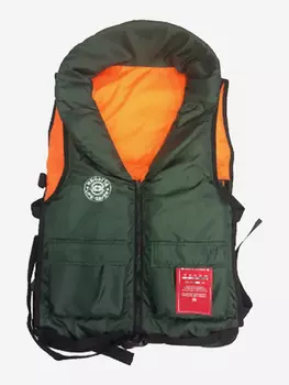 Жилет спасательный Pilot универсальный 60-120 кг двухсторонний зеленый, Оранжевый