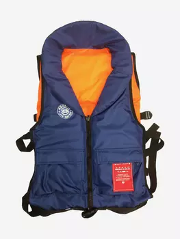 Жилет спасательный Pilot универсальный 60-120 кг двухсторонний синий, Оранжевый