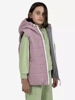 Жилет утепленный детский с капюшоном Pater'c Legion, Розовый