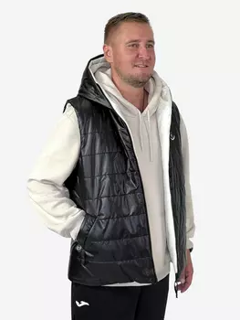 Жилет утепленный мужской двусторонний с капюшоном Pater'c Legion, Черный