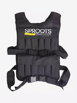 Жилет-утяжелитель 32 кг, Черный