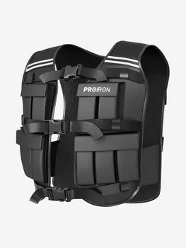 Жилет утяжелитель PROIRON 20 кг, Черный