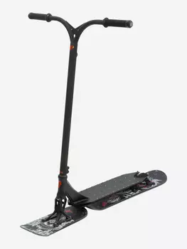 Зимний самокат Комета Снегирь, Черный