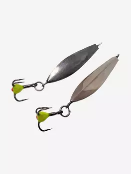 Зимняя блесна Маралистик120 32мм нейзильбер, Серебряный