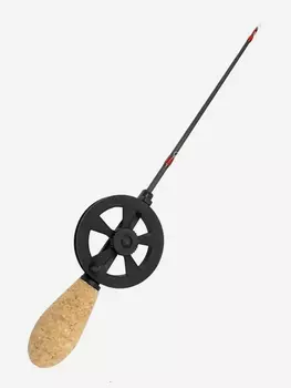 Зимняя удочка AQUA ICE BOW телескопическая 3 колена, Черный