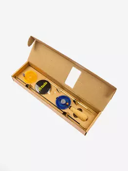 Зимняя удочка Artuda для ловли на блесну и безмотылку Трио S Премиум синяя, Синий