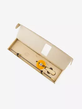 Зимняя удочка Artuda Трио S Эконом для ловли на блесну, Оранжевый