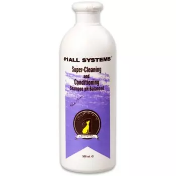 1 All Systems Super Cleaning&Conditioning Shampoo шампунь суперочищающий - 500 мл уход за шерстью США 1 уп. х 1 шт. х 0.53 кг