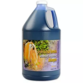 1 All Systems Whitening Shampoo шампунь отбеливающий для яркости окраса - 3,78 л уход за шерстью США 1 уп. х 1 шт. х 3.8 кг