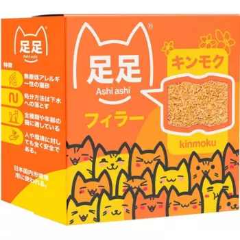 №1 наполнитель Ashi Ashi kinmoku комкующийся для взрослых кошек - 2,2 кг мешок Китай 1 уп. х 1 шт. х 2.2 кг