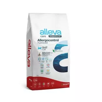 Alleva Care Cat Allergocontrol сухой корм для кошек, для снижения пищевой непереносимости - 5 кг ветеринарный супер премиум без курицы для всех возрастов для всех пород мешок Италия 1 уп. х 1 шт. х 5 кг