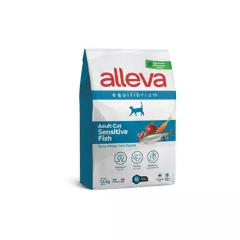 Alleva Equilibrium Adult Cat Sensitive Venison сухой корм для взрослых кошек с чувствительным пищеварением с РЫБОЙ - 10 кг повседневный супер премиум низкозерновые для взрослых с рыбой мешок Импортный корм 1 уп. х 1 шт. х 10 кг