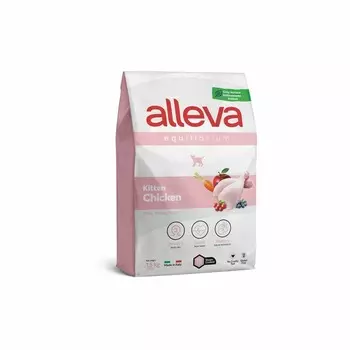 Alleva Equilibrium Chicken Kitten сухой корм для котят с КУРИЦЕЙ - 1,5 кг повседневный супер премиум низкозерновые для котят с курицей мешок Импортный корм 1 уп. х 1 шт. х 1.5 кг