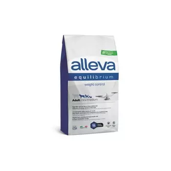 Alleva Equilibrium Weight Control Adult Mini Medium сухой корм для взрослых собак мелких и средних пород для контроля веса с КУРИЦЕЙ - 2 кг повседневный супер премиум низкозерновые для взрослых с курицей породы мелкого размера мешок Импортный корм 1 уп. х 1 шт. х 2 кг