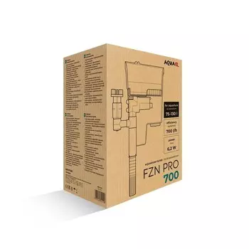Aquael FZN PRO 700 Фильтр навесной для аквариума, 75-130 л, 700 л/ч, 6,2 Вт Польша 1 уп. х 1 шт. х 1.71 кг