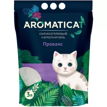 AromatiCat Силикагелевый наполнитель Прованс - 3 л эконом Россия 1 уп. х 1 шт. х 1.25 кг