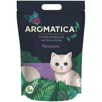 AromatiCat Силикагелевый наполнитель Прованс - 5 л премиум Россия 1 уп. х 1 шт. х 2.08 кг