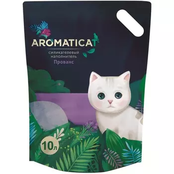 AromatiCat Силикагелевый наполнитель Прованс супер премиум Россия 1 уп. х 1 шт. х 4.3 кг