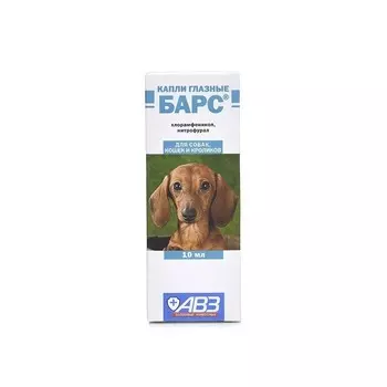 АВЗ Барс Капли глазные для профилактики и лечения болезней глаз - 10 мл Россия 1 уп. х 1 шт. х 0.024 кг