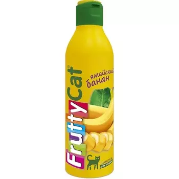 АВЗ FruttyCat шампунь для кошек с ароматом банана - 250 мл уход за шерстью Россия 1 уп. х 1 шт. х 0.282 кг