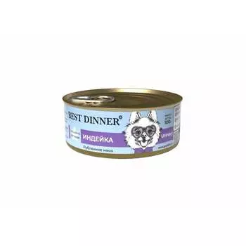 Best Dinner Urinary Exclusive Vet Profi влажный корм для собак, для профилактики мочекаменной болезни, с ИНДЕЙКОЙ и картофелем, в консервах - 100 г мочекаменная болезнь супер премиум для всех возрастов с индейкой для всех пород консервы (в железной банке) Российский корм 1 уп. х 24 шт. х 2.4 кг