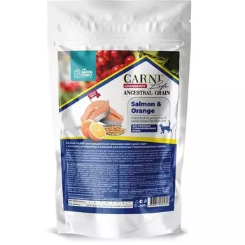 Carni Life Adult сухой корм для кошек, с ягненком, с ежевикой и клюквой - 400 г премиум для взрослых с ягненком мешок 1 уп. х 1 шт. х 0.4 кг