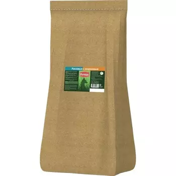 Четвероногий Гурман каша моментальная для собак, хлопья рисовые с морковью - 15 кг повседневный премиум для взрослых с рисом для всех пород мешок Российский корм 1 уп. х 1 шт. х 15 кг